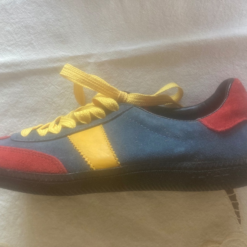 European suede sneakers women’s size 8